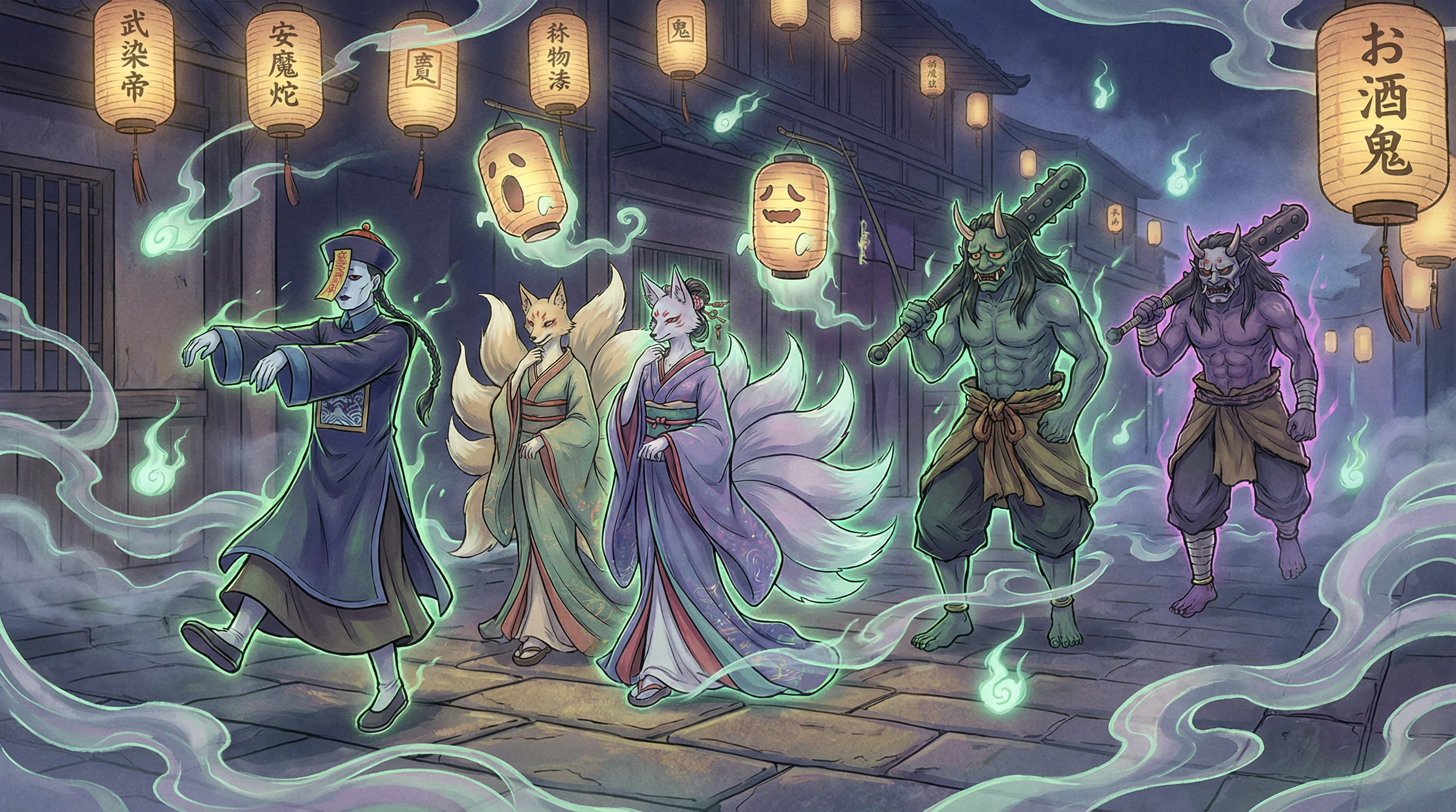 百鬼夜行 - 爱如潮水免费视频播放 中日鬼怪动漫
